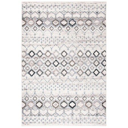 Safavieh 3 x 5 ft. Amsterdam 108A Power Loomed Rectangle Area Rug Ivory & Grey AMS108A-3